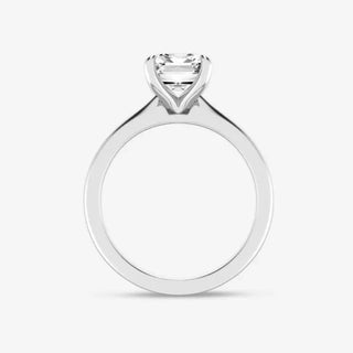 2 ctw Emerald Lab Grown Diamond Solitaire Engagement Ring GIA